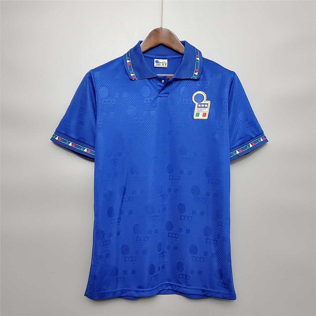 AAA Quality Italy 1994 World Cup Home Soccer Jersey